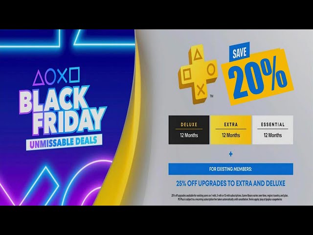 PlayStation Plus BLACK FRIDAY 2023 DISCOUNT (Save on Essential, Extra &  Premium) 