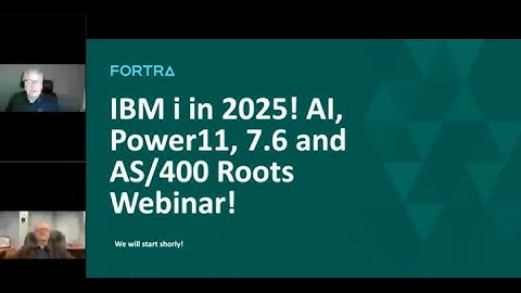 Robot | IBM i in 2025 AI, Power11, 7.6, and AS 400 Roots