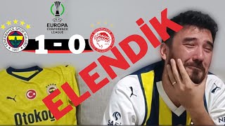 FANATİK FENERBAHÇELİ OLYMPİAKOS MAÇINI İZLERSE | ELENDİK FENERBAHÇE 1-0 OLYMPİAKOS  NE ZAMAN GÜLÜCEZ