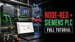 Step 2 of 3 - Node-Red Dashboard with Siemens PLC Sim Advanced control Festo Fluidsim.