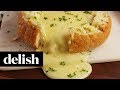 How to make bloomin brie bread  recipe  delish