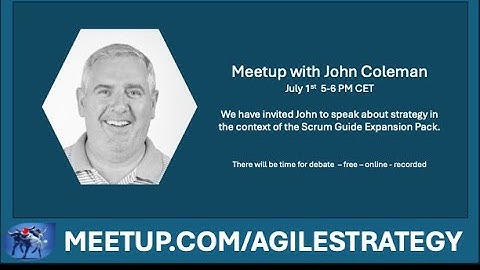 Meetup with John Coleman on strategy