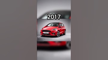 Thumbnail of Ford Fiesta evolution (2011 - 2019) #shorts #car #evolution
