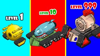 Merge Tanks! All 50 Tanks Unlocked! These Are The Strongest War Machines Ever screenshot 5