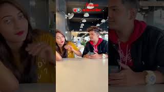 A Lover Couple In Coffee Shop