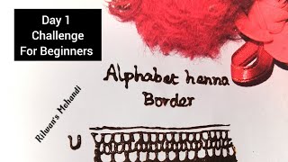 Day 1 Challengeeasy Mehandi Designs For Beginners Rilwan Mehandi