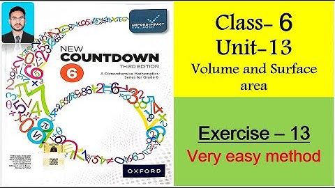 Class 6 Math Exercise 13 complete solution | New countdown third edition class 6 exercise 13
