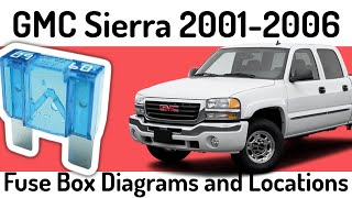 (2001-2006) GMC Sierra Fuse Box Diagrams and Fuse Panel Locations✅