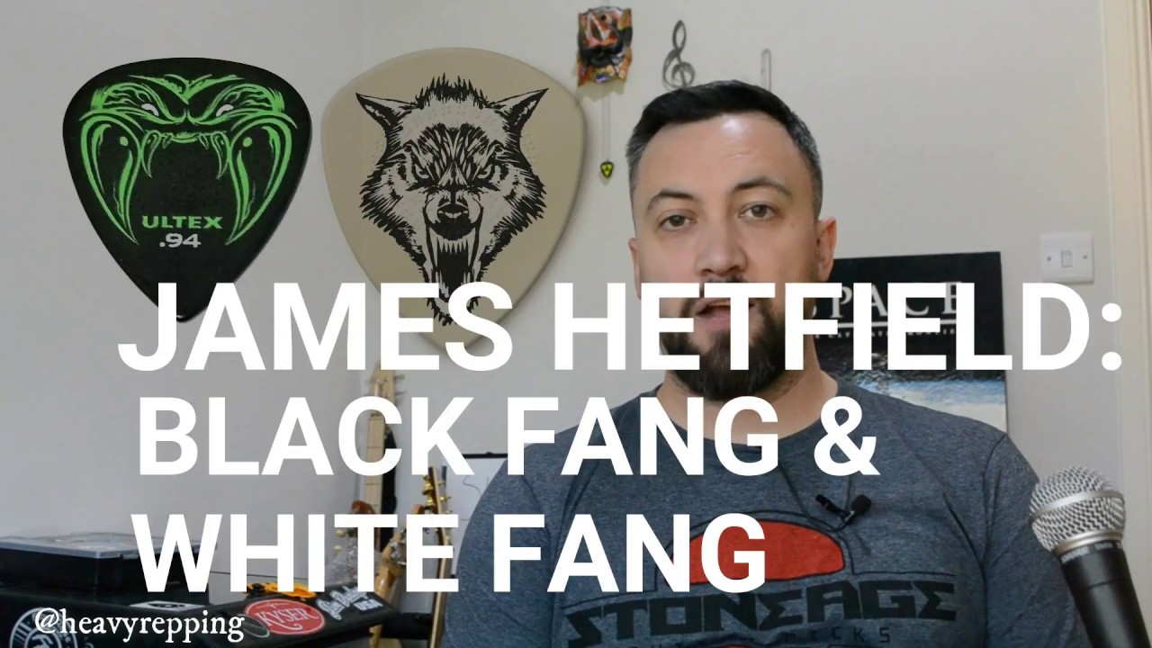 Dunlop James Hetfield Signature Black Fang Pick Plectrum Mediator Made from  Ultex material
