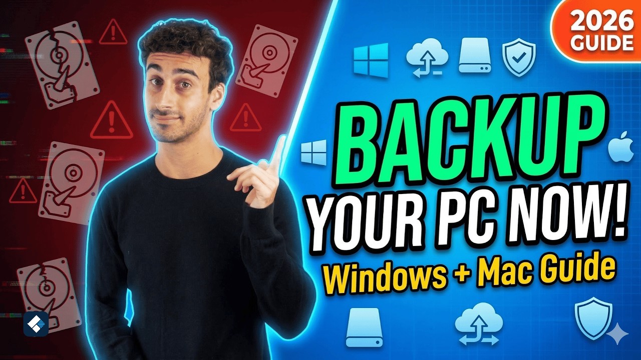 How to Back Up Your PC Before Data Loss on Windows and Mac - YouTube