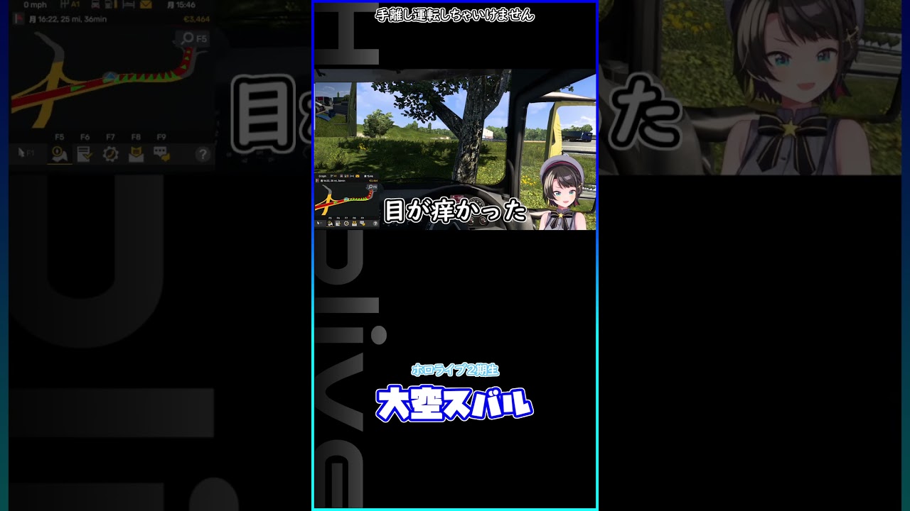 手離し運転しちゃいけません #hololive