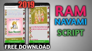Ram Navami Wishing Script 2019 || Ram Navami - PCNDROID