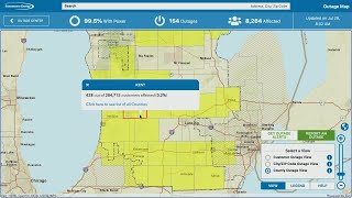 Candace Monacelli has a closer look at power outages around West Michigan Content