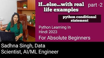 If Else Python Tutorials Part 2 | Conditional Statement In Python | Python Programming
