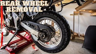 Suzuki Dr650 - Rear Wheel Removal