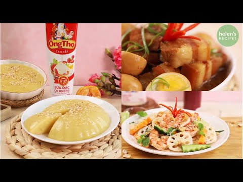 Video CÁCH LÀM GỎI CỦ SEN, THỊT KHO TÀU, CHÈ KHO VỚI SỮA ĐẶC... - youtube