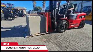 See The Push Pull Forklift Attachment In Action - MCM Southern Africa
