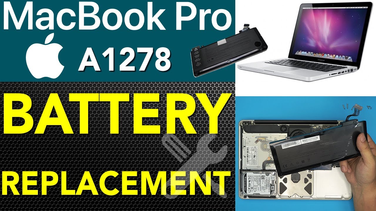 👉 MacBook Pro A1278 🔵 BATTERY REPLACEMENT - YouTube
