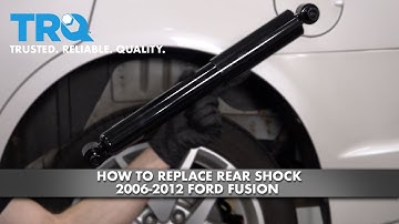 How To Replace Rear Shock 2006-2012 Ford Fusion