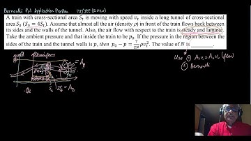 Bernoulli Principle Application - Train in a Tunnel