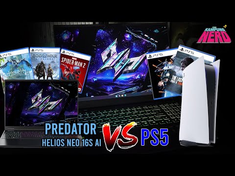Bermain Game PS5 Di Gaming Laptop - Acer Predator Helios Neo 16S AI