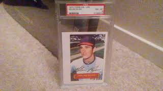 Nolan Ryan 1973 Topps Pin Ups PSA8 POP6 - Rare Gem #8