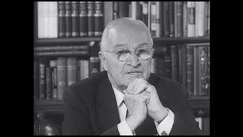 MP2002-398  Former President Truman Discusses Negotiating With Stalin at Potsdam