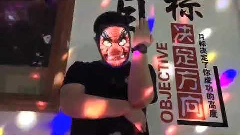 APP full-color LED face-changing luminous mask Halloween party dance bar nightclub atmosphere props
