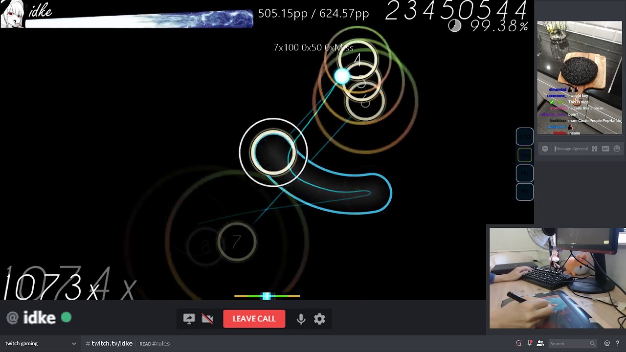 [Live] idke | Kobaryo - The Lightning Sword [Die By The Sword] 98.16% {FC} - osu! umbrella testo