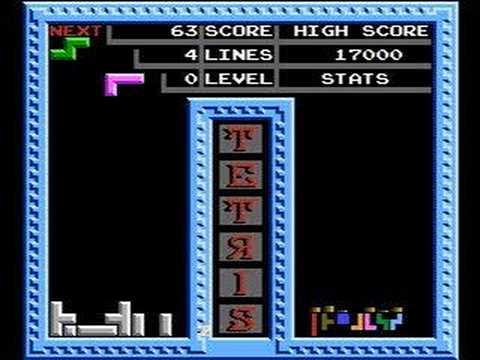 Konami Code in Tengen's Tetяis
