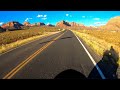 Road To Zion - Zion National Park on my FZ-09 (raw footage)