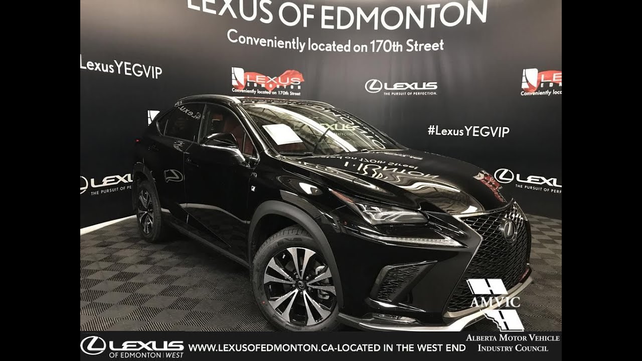 Black 2019 Lexus NX 300 F Sport Series 2 Review Edmonton