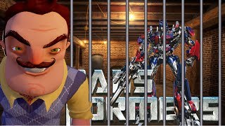 The Transformers Cant Get Out Of The Neighbours Bat - Minecraft Roleplay