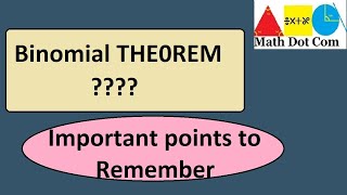 Full Binomial Theorem (Binomial Expansion) |Pascals Triangle| Math Dot Com News