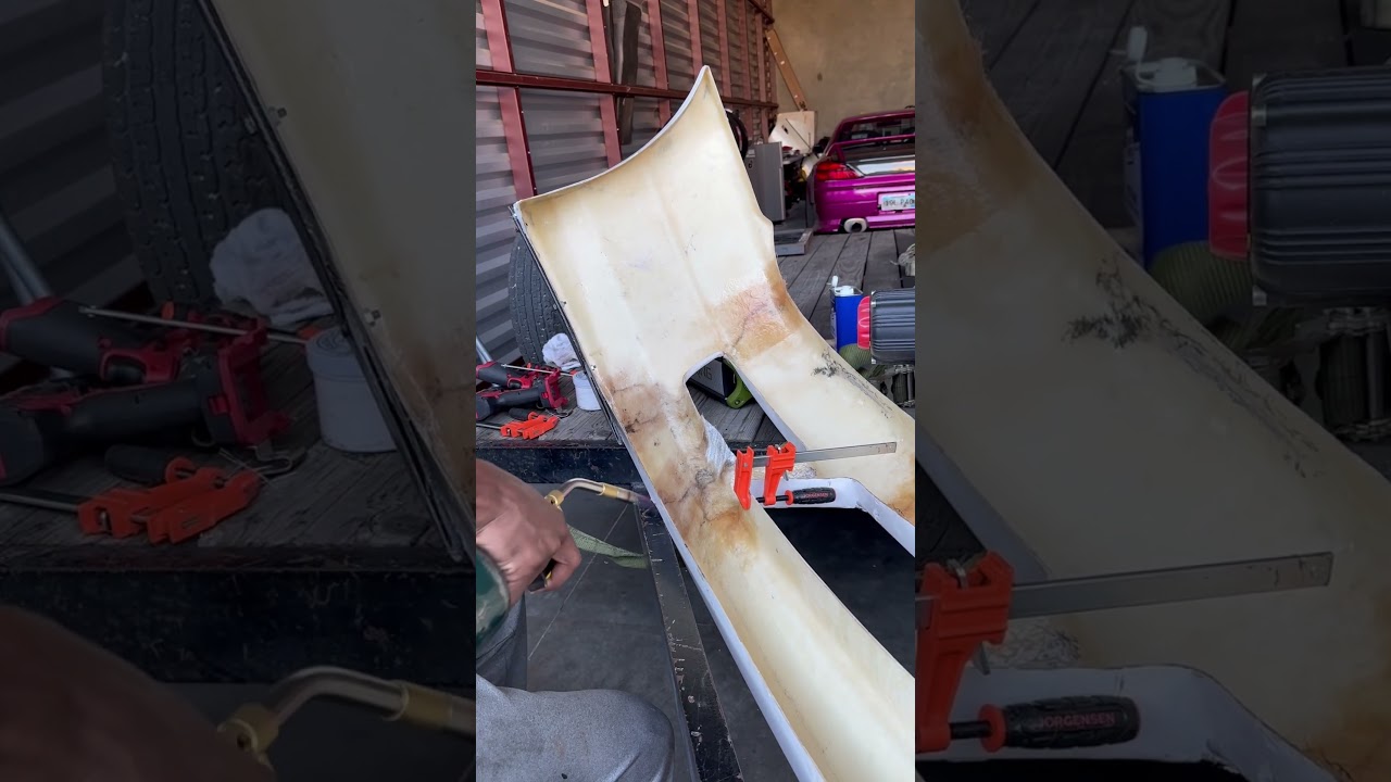 Front Bumper Repair - Drifting Car lifestyle - RB26 Silvia Spec R