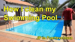 How to clean a swimming pool