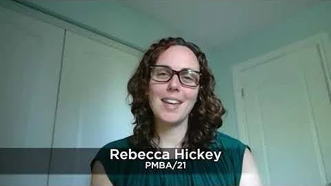 Great Grads, Rebecca Hickey, PMBA/21