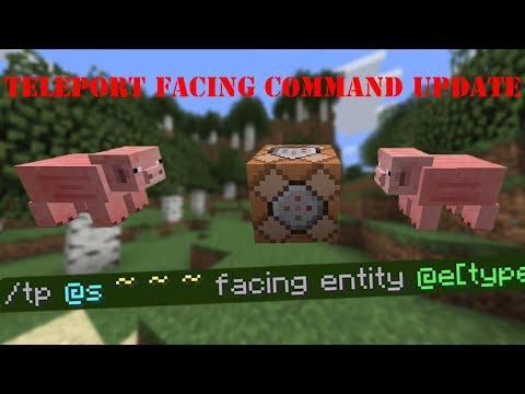 Update To The Tp Facing Command Minecraft 1 13 Youtube