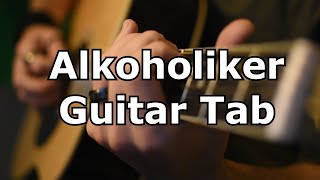 Sleipnir - Alkoholiker (easy Guitar Tab)