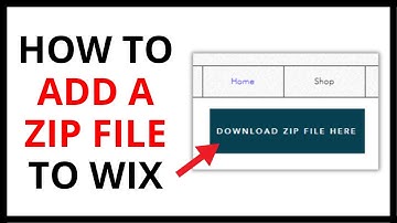 How to Add Zip File to Wix [QUICK & EASY[