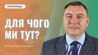 картинка: Для чого ми тут? | Володимир Боровий