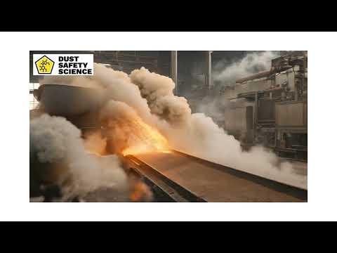 Wood dust explosion on conveyor belt system #shorts #stablediffusion #graphicdesign