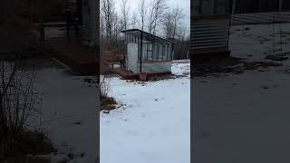 Spring in Maine: snow, 60 degrees, and pure confusion #mainewinter #gardening #spring