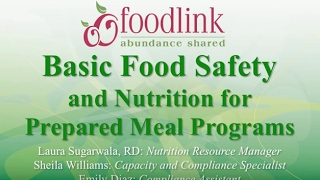 Basic Food Safety - Prepared Meal Programs