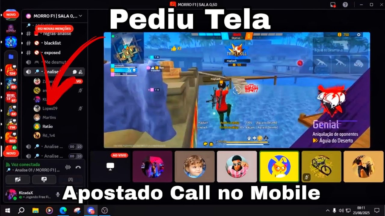 Ele Pediu Tela e Revanche de 100 REAIS!!! Apostado com Call no Mobile (iPhone 11/64gb)