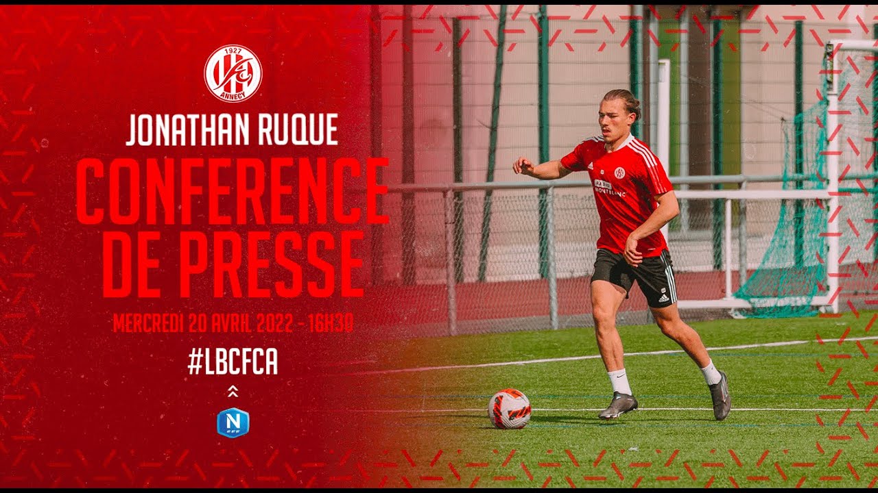 Johnathan Ruge J31 - Jonathan Ruque (conférence de presse avant match) - YouTube