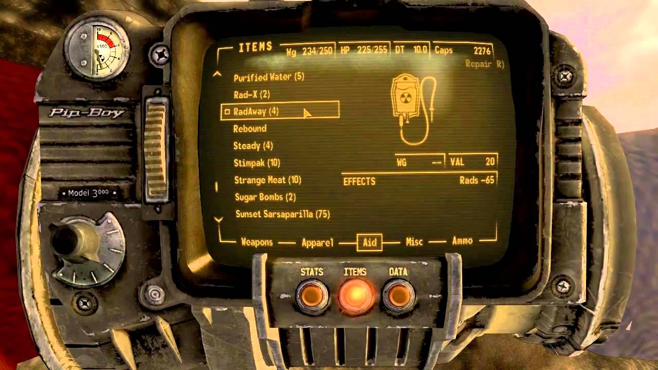 New vegas терминал