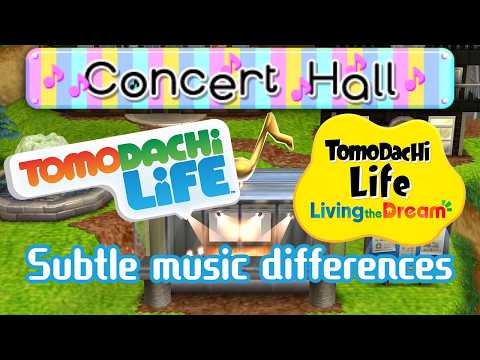 Tomodachi Life: Living the Dream Café Music vs Tomodachi Life Concert Hall Music