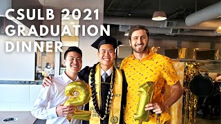 MY CSULB GRAD DINNER | SHABU SHABU | Class of 2021 | EVLOGS