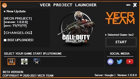 PLUTONIUM BLACK OPS 2 | VECR PROJECT VERSION 1.0.1.6✅